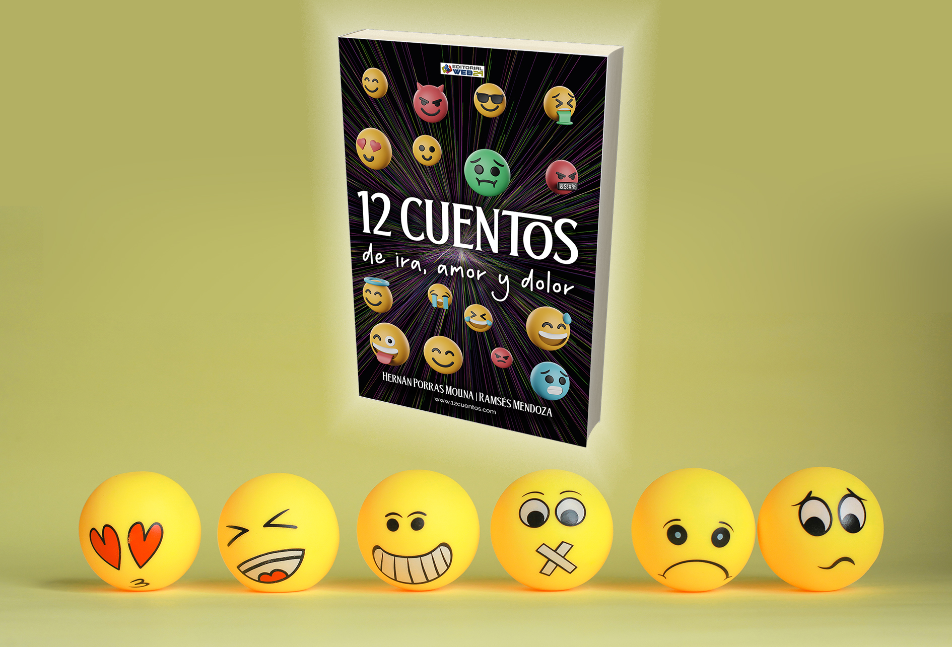 “12 cuentos de ira, amor y dolor”, já à venda na Amazon